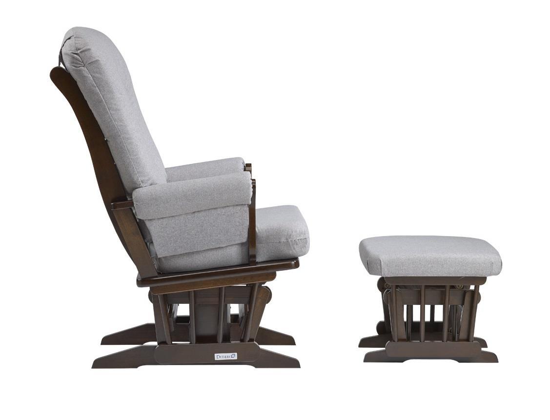 dutailier sleigh glider and ottoman